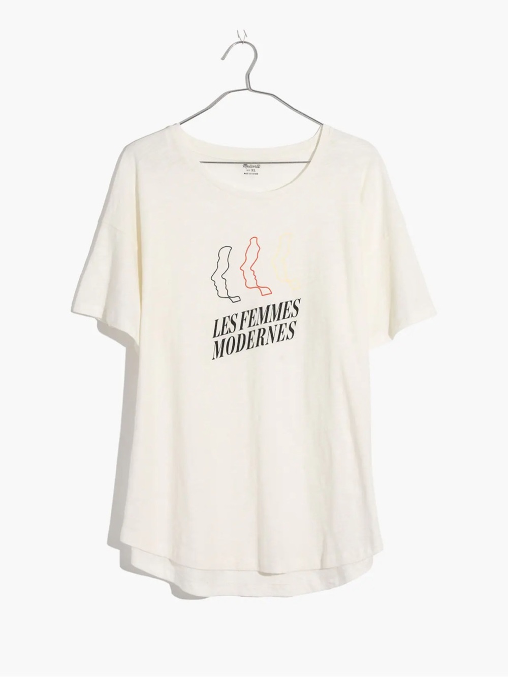 Madewell Graphic 'Les Femmes Modernes' White Short Sleeve Tee